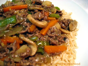 Oriental Beef with Brown Rice