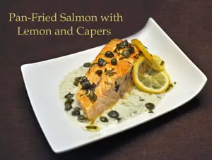 Pan-Fried Salmon with Lemon and Capers
