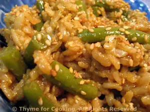 Warm Green Beans and Brown Rice