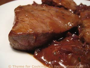 Tournedos with Creamy Brown Sauce