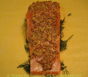 Salmon en Croute  prep