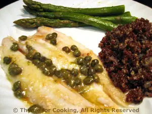 Sautéed Sole with Browned Butter and Capers