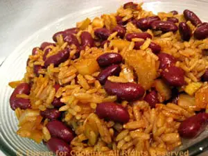 Brown Rice and Beans, Oriental Style