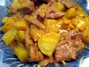 Braised Lamb with Potatoes and Onions