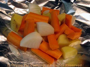 Potato, Carrot Packets 