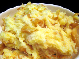 Mashed Potatoes with Caramelized Onions