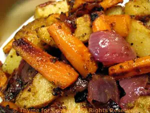 Roasted Carrots, Onions and Potatoes