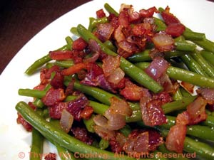 Green Beans with Bacon and Shallots