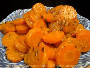 Carrots with Mustard Glaze