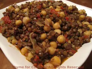 Lentils with Chickpeas